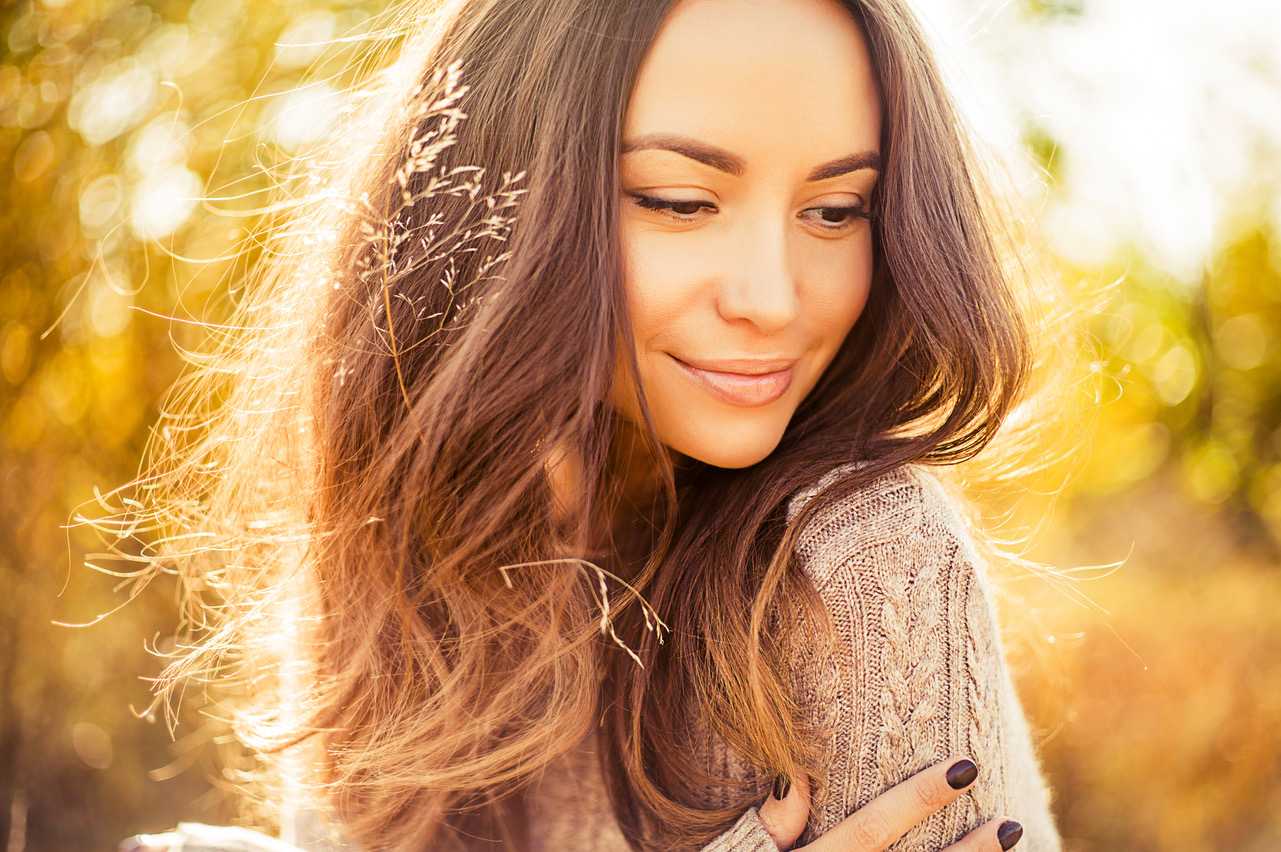 woman in fall